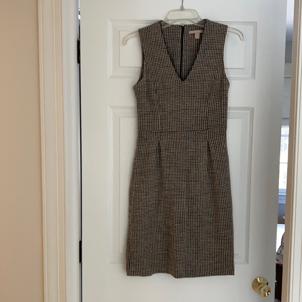 Banana republic dress size 4 gray/black